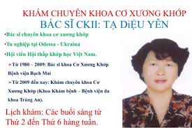 BS.CKII Tạ Diệu Yên