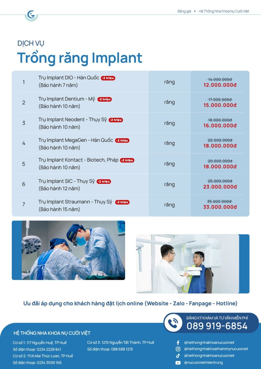 Trồng răng Implant
